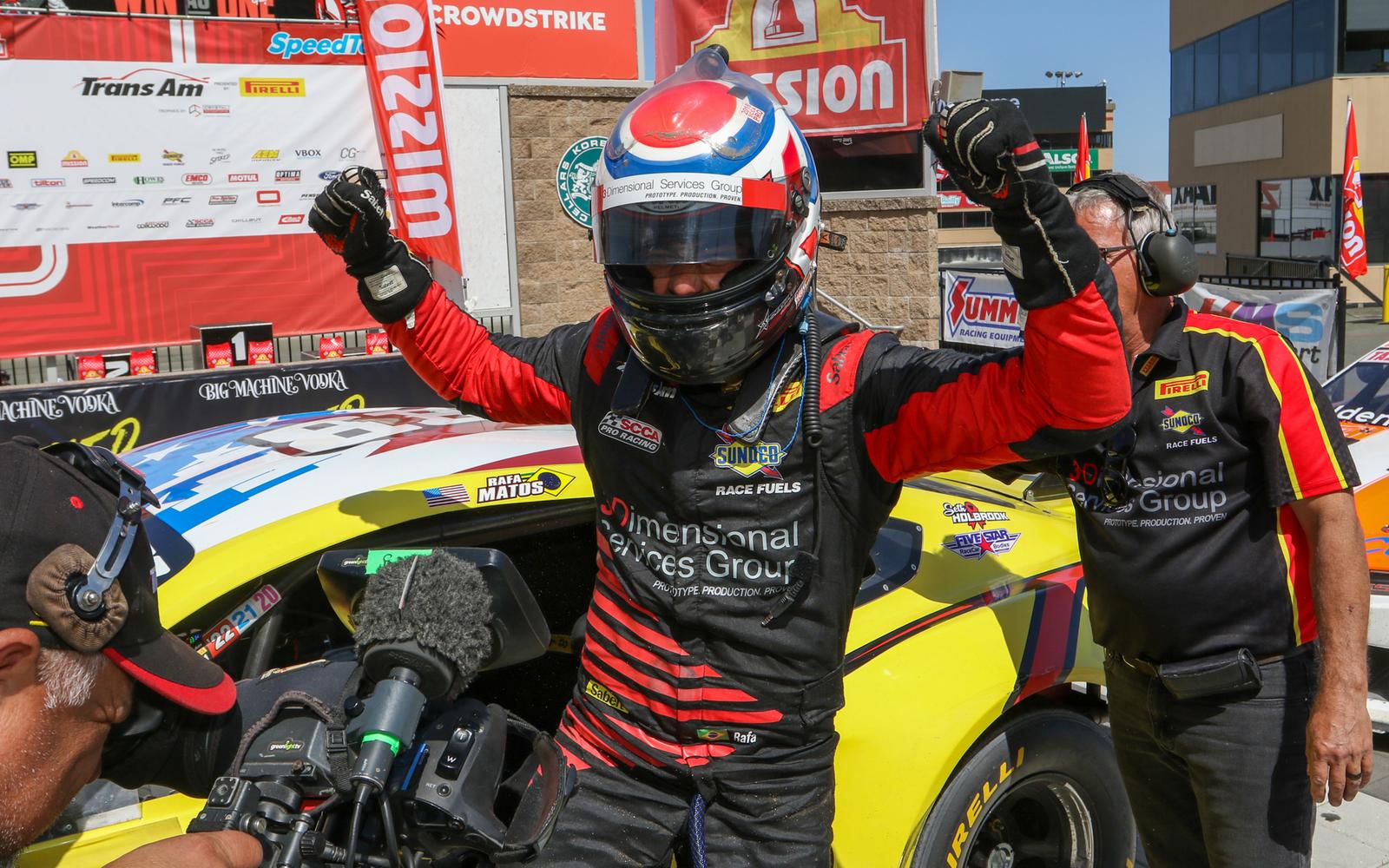 Rafa Matos Outduels Thomas Merrill in Exciting TA2 Race at Sonoma Raceway